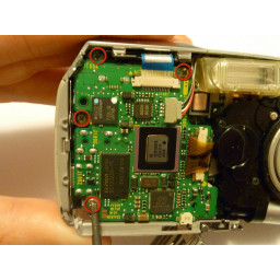 Замена логической платы Olympus D590