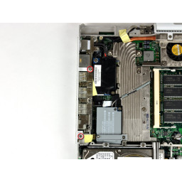 Замена лицевой панели iBook G4 12 
